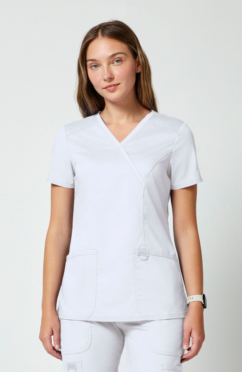 Bluza Mock Wrap  Bela/XXS