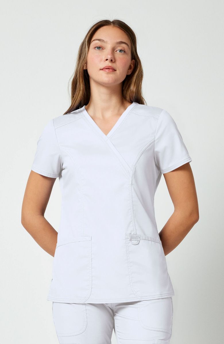 Bluza Mock Wrap  Bela/XXS