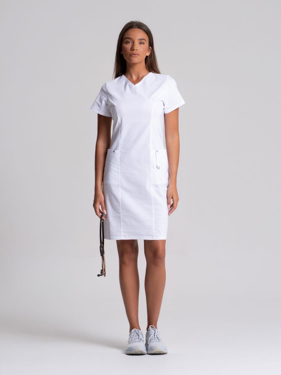 Haljina SuperStretch Bela/XS