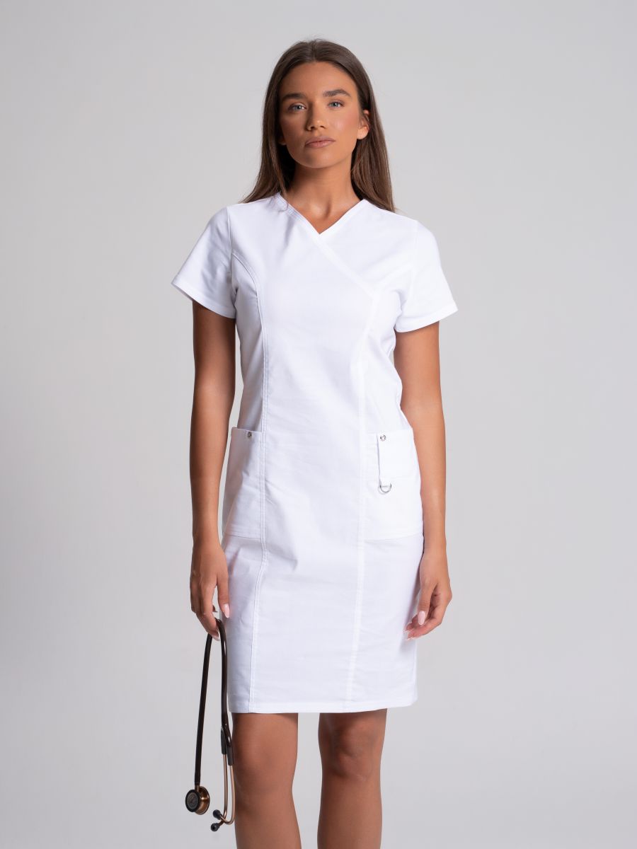 Haljina SuperStretch Bela/XS