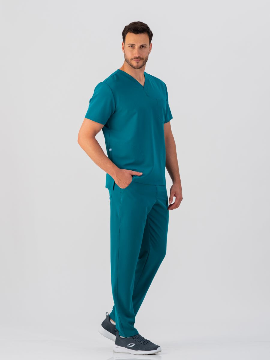 Muške Pantalone Hero Teal Green/S