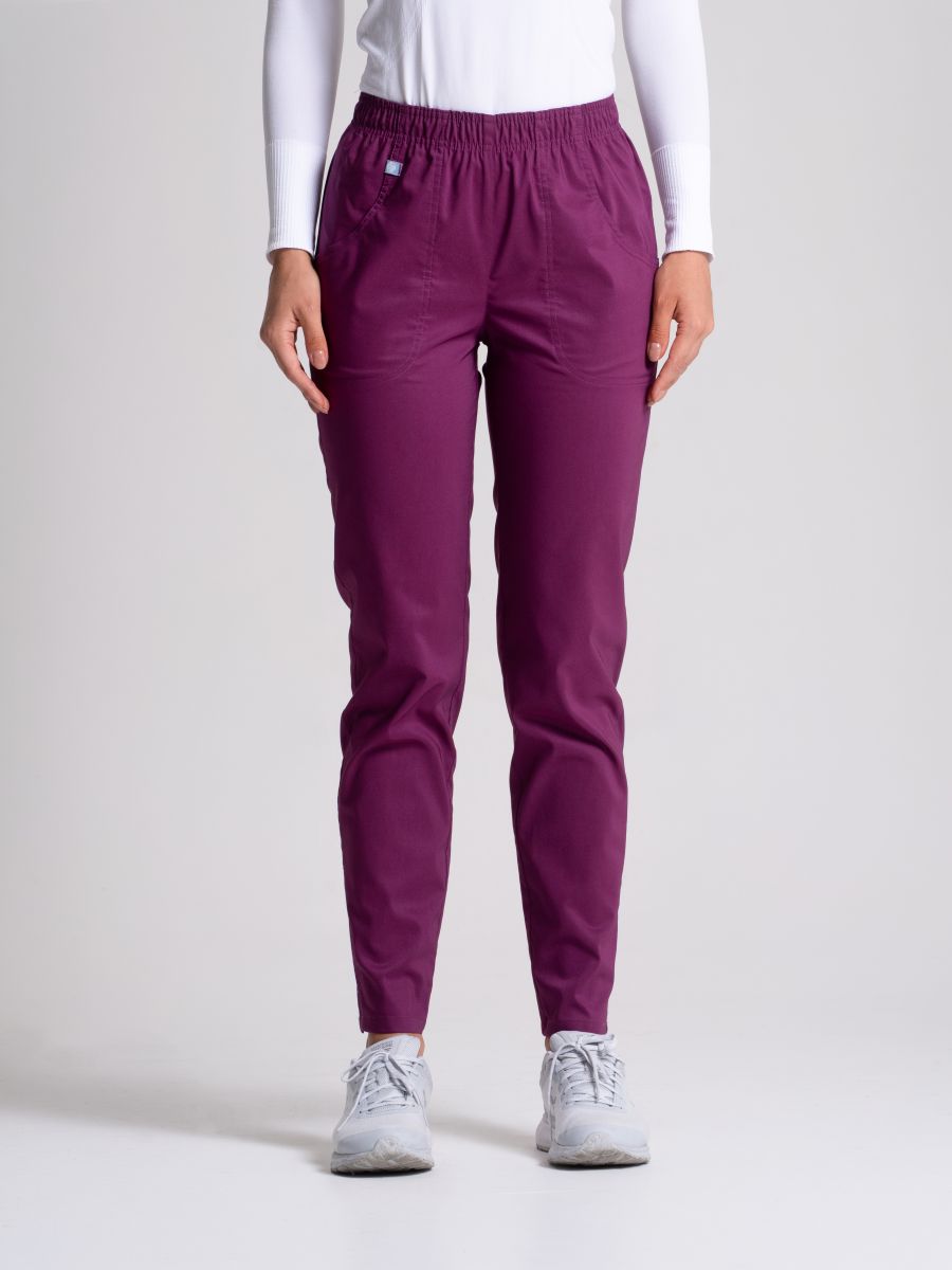 Pantalone SuperStretch Slim Plum Caspia/XS