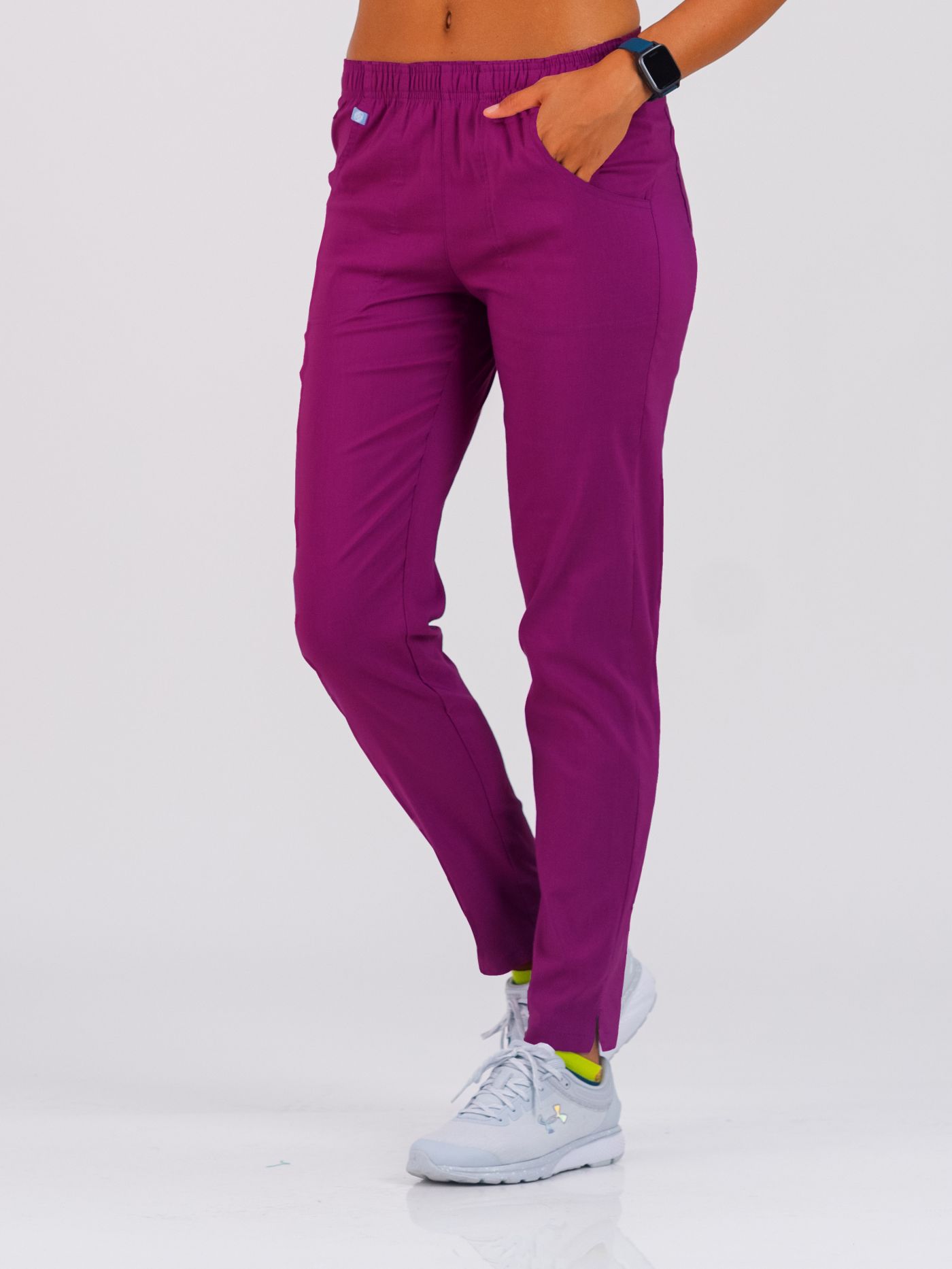 Pantalone SuperStretch Slim Plum Caspia/XL
