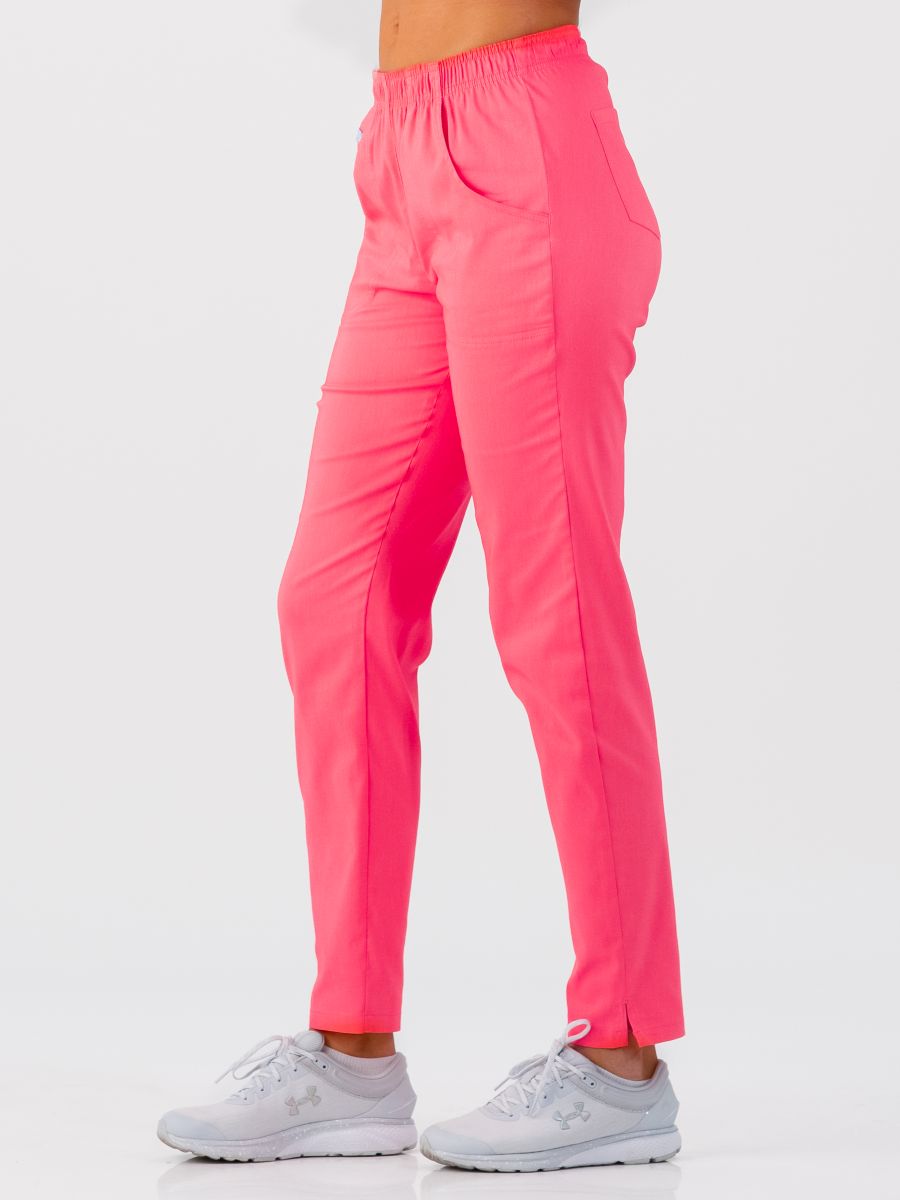 Pantalone SuperStretch Slim Neon Coral/XS