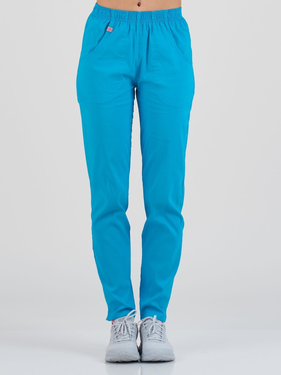 Pantalone SuperStretch Slim Tall Tirkizna/XS